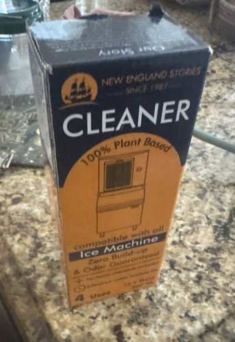 Uses ice machine cleaner - machine,