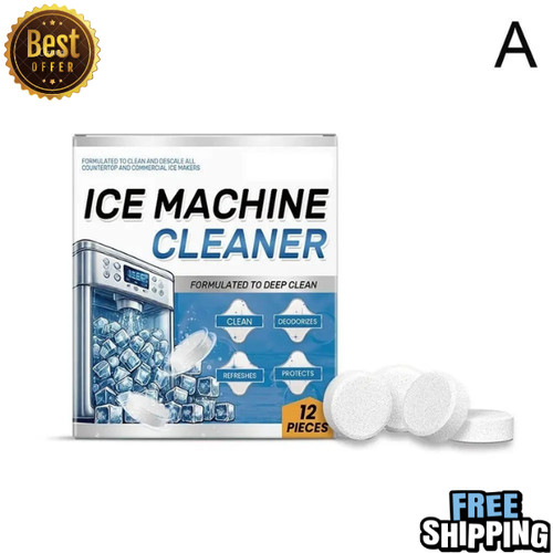 Ice machine cleaner - ice, maker