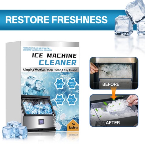 Ice machine cleaner maker - ice,