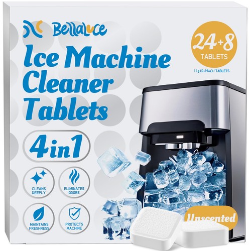 Bellaluce ice machine - ice, cleaner