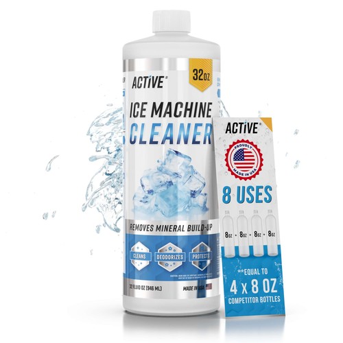 Active ice machine - ice, cleaner